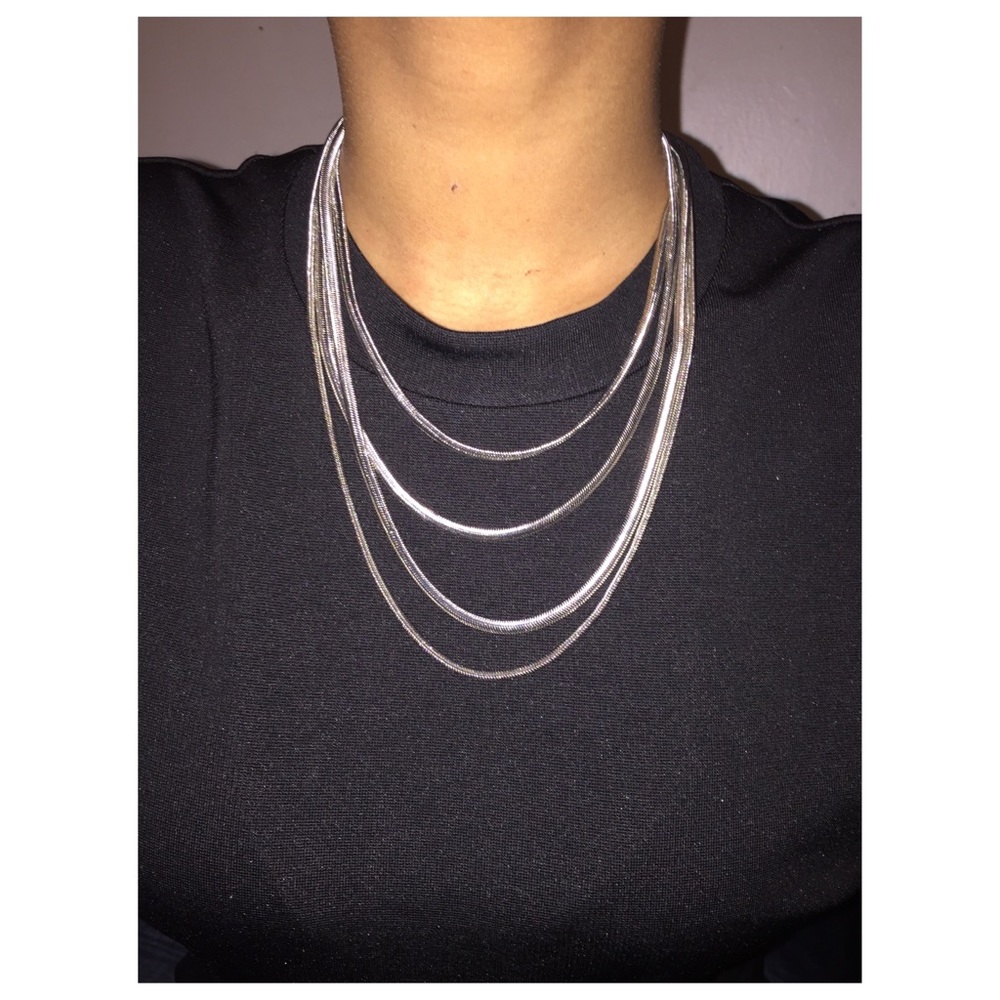 New York & Company sterling silver necklace